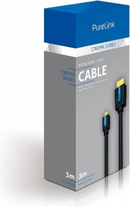 Produktbild Purelink micro HDMI (Typ D) — HDMI (Typ A) (3 m, HDMI)
