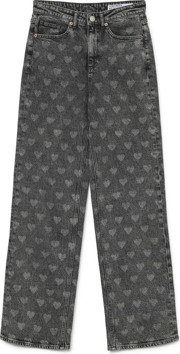 Vero Moda VMTESSA Hohe Taille Weiter Beinschnitt Jeans Weit geschnitten (W27/L32)