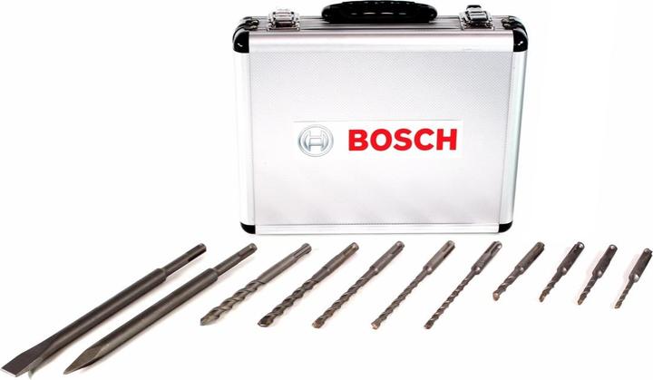 Produktbild Bosch Professional Zubehör Mischbohrer-Set SDS plus, 11 tlg. (5 mm, 6 mm, 7 mm, 8 mm, 10 mm, 12 mm)