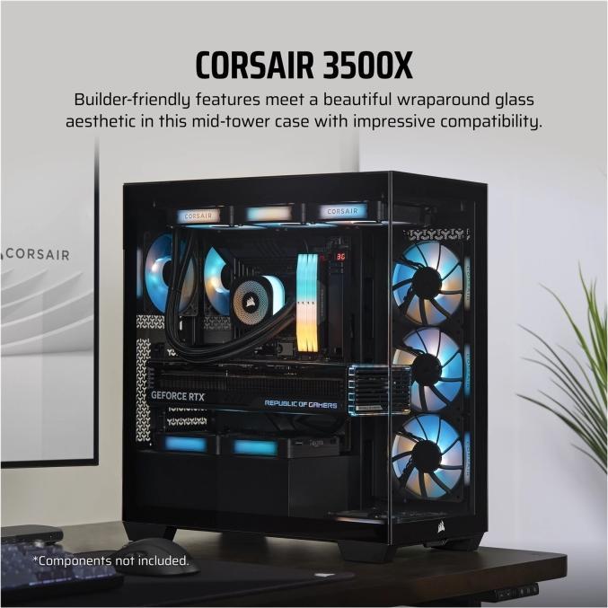 Produktbild Corsair 3500X (mATX, E-ATX, ATX, Mini-ITX)