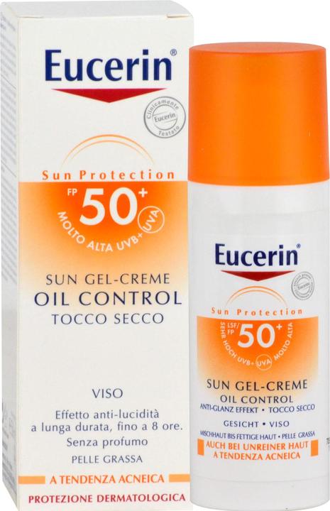 Eucerin Sun Gel-Creme (Sonnencreme Gesicht, SPF 50+, 50 ml, 150 g)