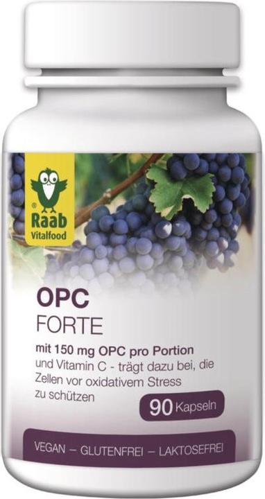 Produktbild Raab OPC Forte mit Vitamin C (90 Stück, Kapseln, 40.50 g)