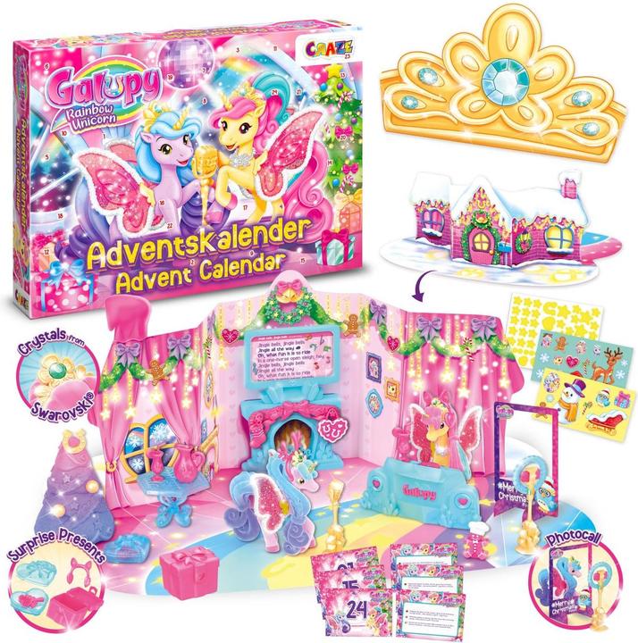 Actual product image Craze Galupy Rainbow Unicorn