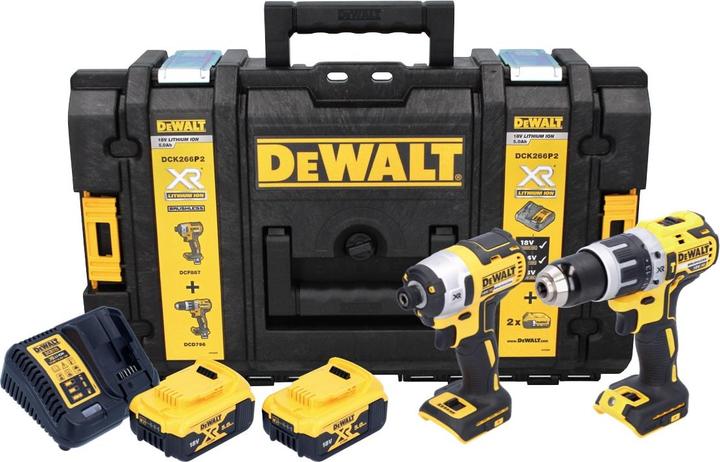 Actual product image DeWalt DCK266P2-QW 18V Combo Kit (Rechargeable battery operated)