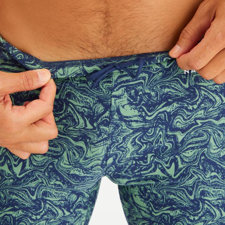 Immagine prodotto Nabaiji Badehose Midjammer Herren - 100 Yoko Wave blau/khaki (XL)