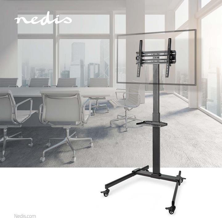 Actual product image Nedis TV floor stand | 32-55 " | maximum supported screen weight: 35 kg | Premium column Entw (55", 35 kg)