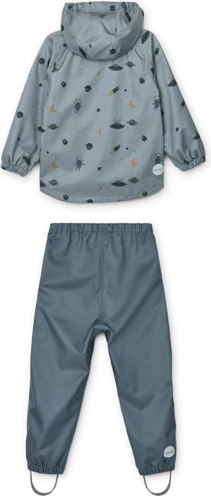 Produktbild Liewood teiliges Regenset Parker Junior Space Blue Fog Mix (128)
