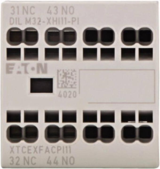 Produktbild Eaton DILM32-XHI11-PI Hilfsschalterblock 1 Schliesser, 1 Öffner 4 A 1 St.