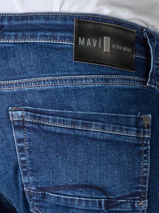 Actual product image Mavi Marcus Jeans Slim Straight Fit dark brushed ultra move (W34/L34)