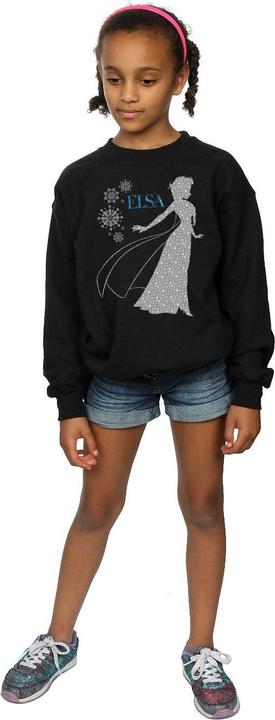 Immagine prodotto Disney Frozen Elsa Christmas Silhouette Felpa Ragazze (152, 158)
