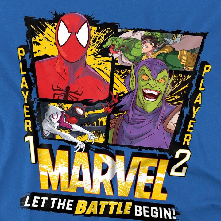 Actual product image Spiderman Childrens/Kids Let The Battle Begin Green Goblin T-Shirt (152, 158)