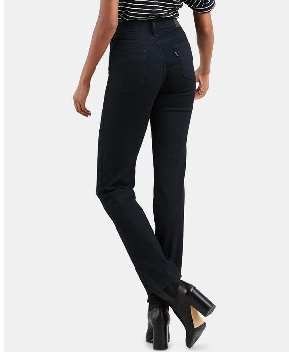 Actual product image Levis 724 Jeans High Rise Straight soft black (W28/L32)