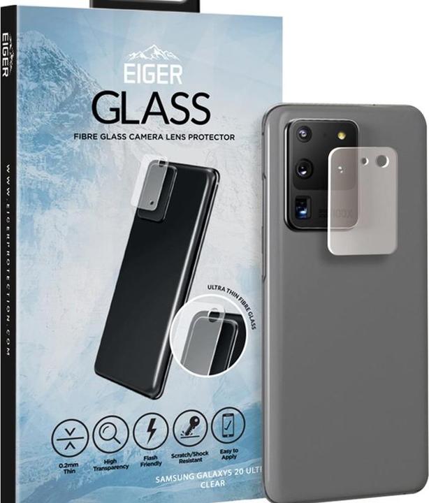 Actual product image Eiger Mountain Glass Lens (1 Piece, Samsung Galaxy S20 Ultra)