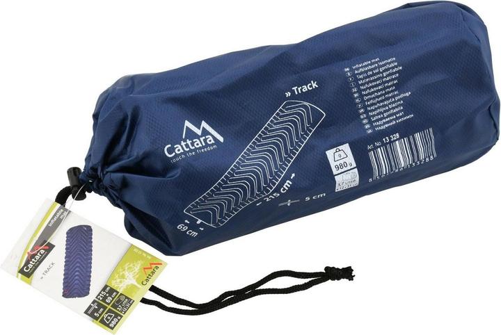 Produktbild Cattara Aufblasbare Matte TRACK 185x61cm blau