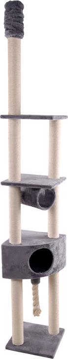 Productafbeelding Flamingo - Everest Scratching Tree - Grey - 38 x 38 x 255-285 cm (285 cm, Grijs)