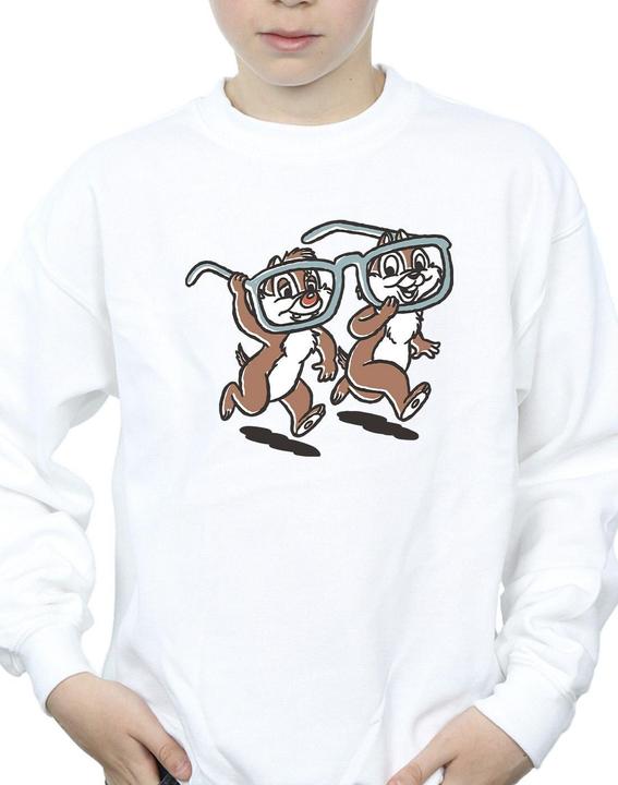 Actual product image Disney Boys Chip 'n Dale Glasses Sweatshirt (128)