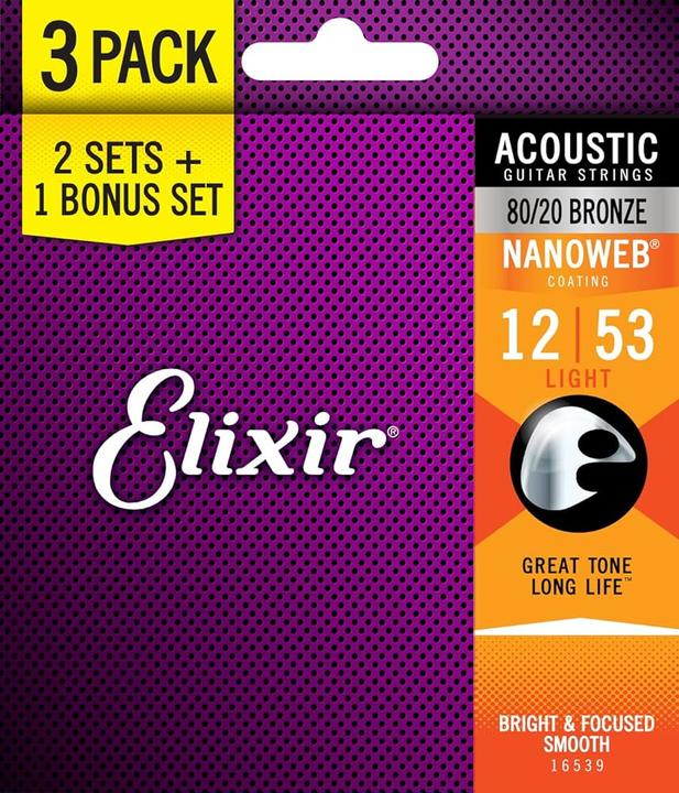 Actual product image Elixir 16539 (18 x, Guitar, 0.01")