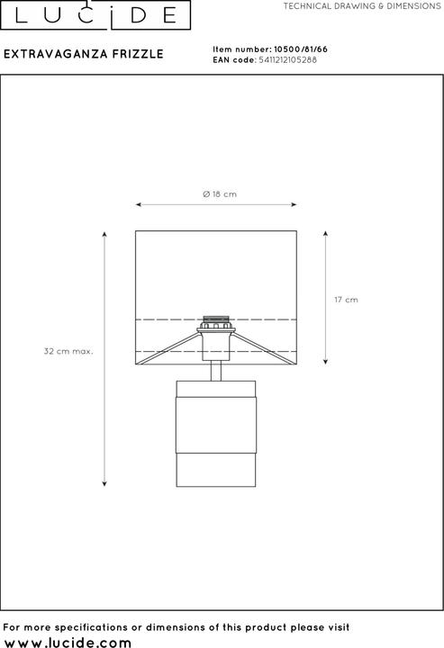 Actual product image Lucide Extravaganza Frizzle (E14)