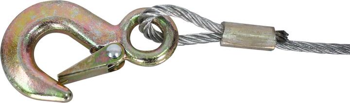 Actual product image XPOtool Cable Winch with Hand Crank and 10m Steel Wire Rope for Pulling up to 1500kg Heavy Duty Load