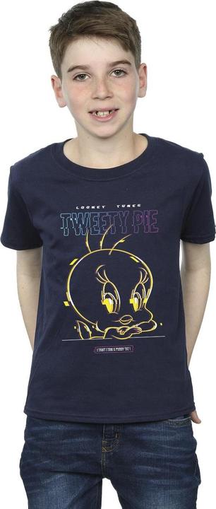 Immagine prodotto Looney Tunes Tweety Glitch Maglietta Ragazzi (104)