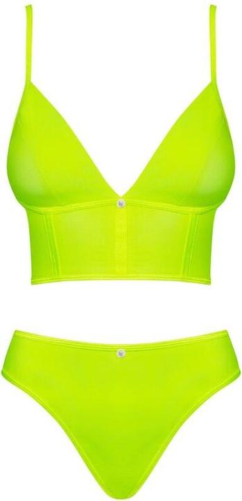 Immagine prodotto Obsessive Neonia top & tanga giallo S/M (S, M, S/M)