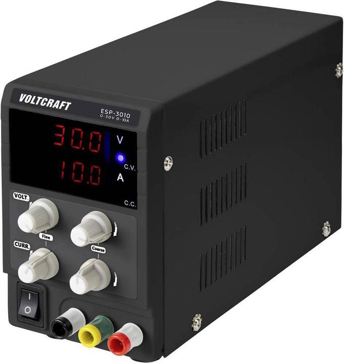Voltcraft ESP-3010 Laboratory power supply unit, adjustable 0 - 30 V/DC 0 - 10 A 300 W Plug-in