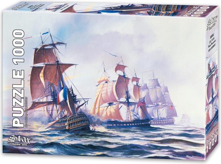 Produktbild Star Puzzle 1000 Seeschlacht (1000 Teile)