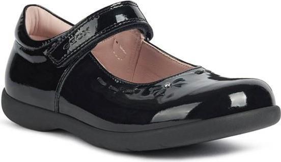 Geox Mädchen Riemchenschuhe Naimara Ballerina Lackleder
