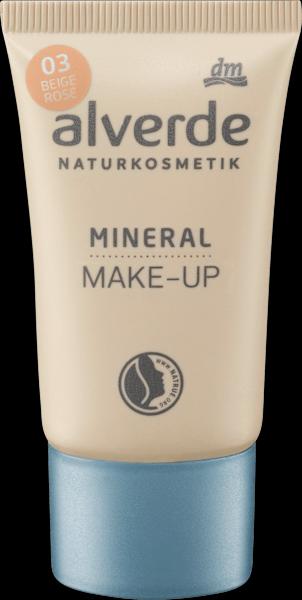 Actual product image dm alverde Mineral make-up beige rosé 03 (Beige Rosé)
