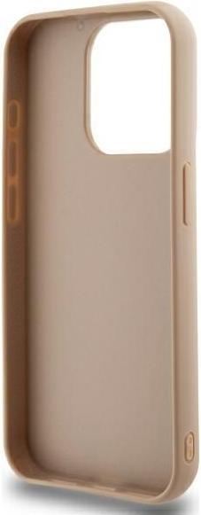 Produktbild DKNY DKHCP15LPQDSLE iPhone 15 Pro 6.1" beżowy/beige Quilted Stack Logo (Apple iPhone 15 Pro)