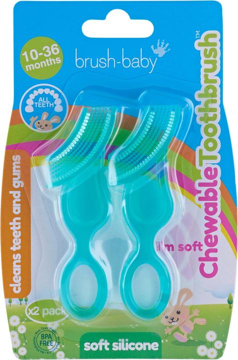 Produktbild Brush-Baby Kaubare Zahnbürste (Weich, 2 x)