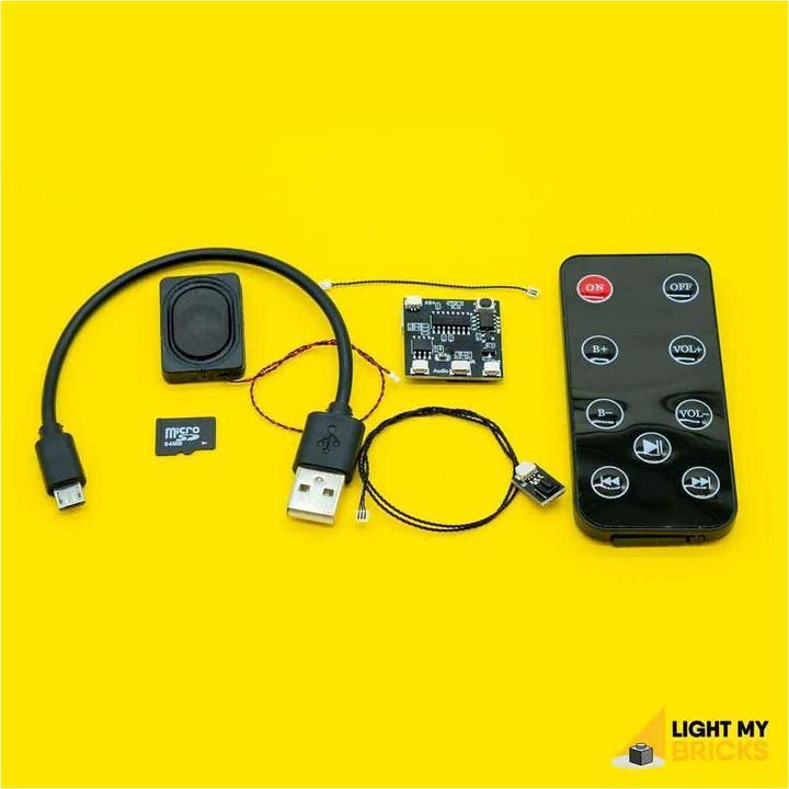 Light my bricks Fernbedienung für LED-Licht-Sets und Sound Element für LEGO
