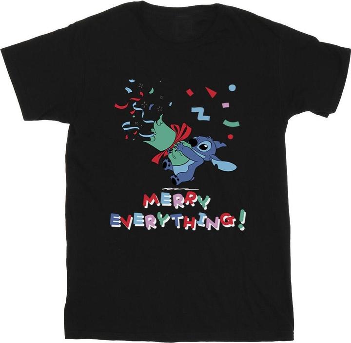 Image du produit Disney - T-shirt LILO AND STITCH STITCH MERRY EVERYTHING - Homme (M)
