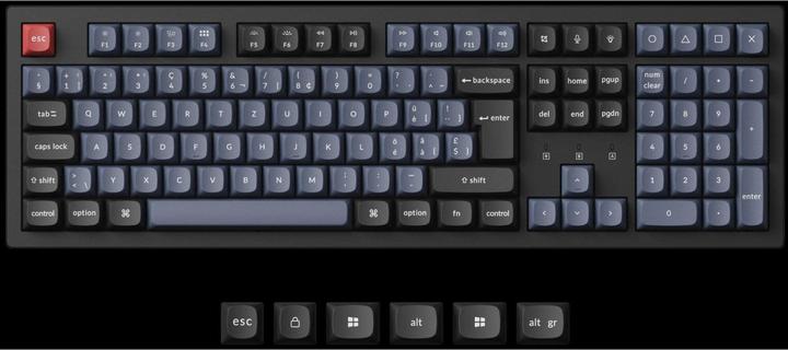 Image du produit Keychron K10 Pro (CH, Filaire, Sans fil)