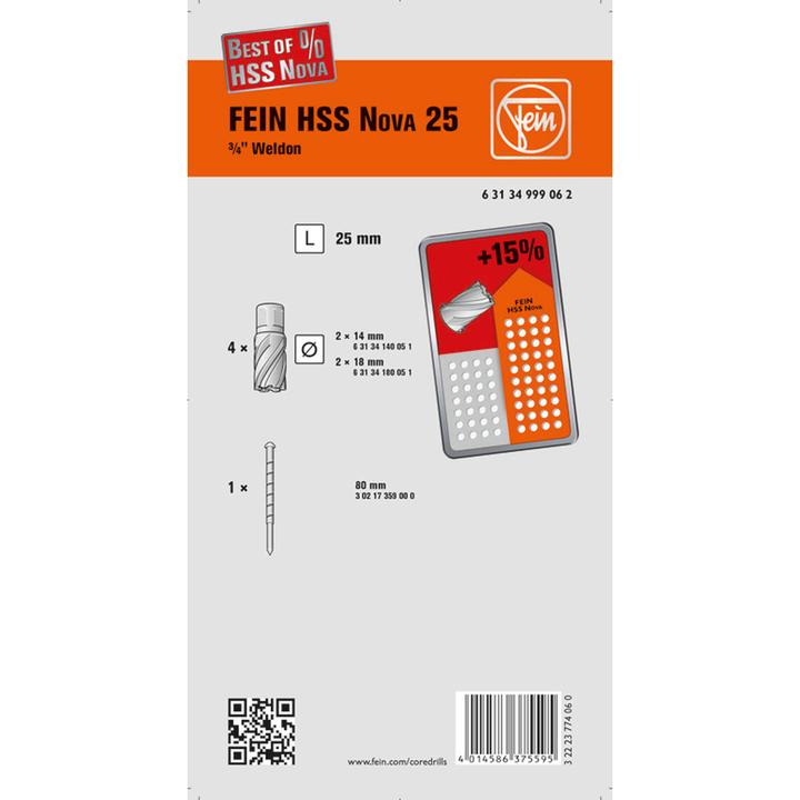 Produktbild Fein Kernbohrer-Set 63134999062 1 S (2.0 Millimeter)