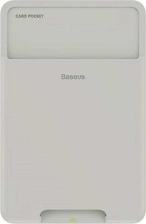 Produktbild Baseus back stick silicone card bag French grey (Universal)