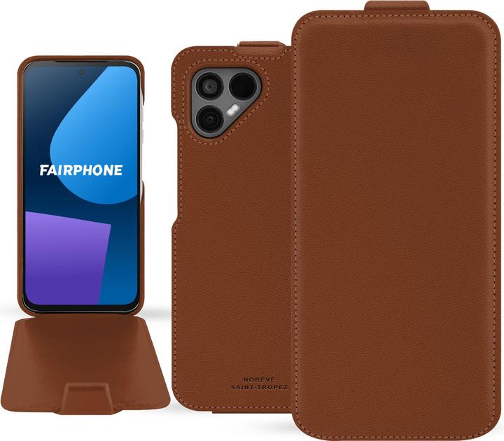 Actual product image Noreve Vertical leather shell (OnePlus 5)