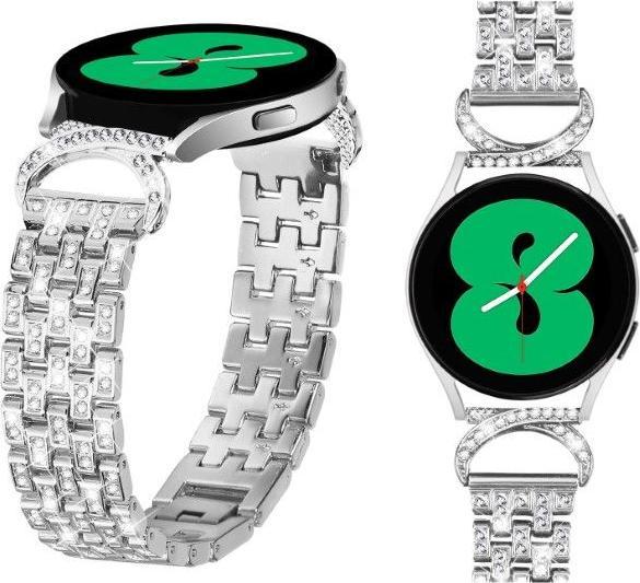 Produktbild MU Style GH Series Glitzersteine Metall Ersatz Armband (20 mm, Metalllegierung)