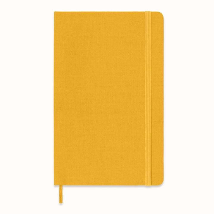 Produktbild Moleskine NB LG lin HC Stoff Oran.Gelb (13 x 21 cm, Liniert, Harter Einband)