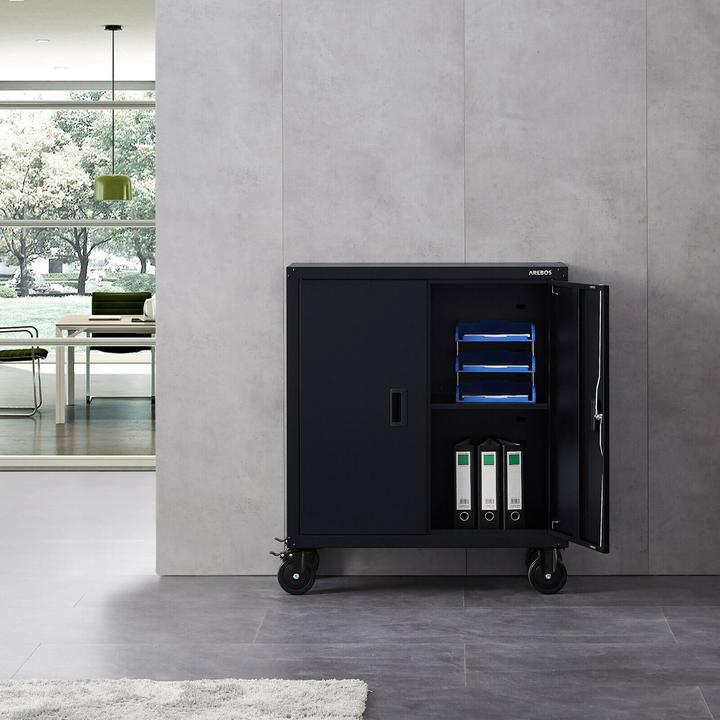 Actual product image Arebos Filing cabinet (90 x 90 x 40 cm)