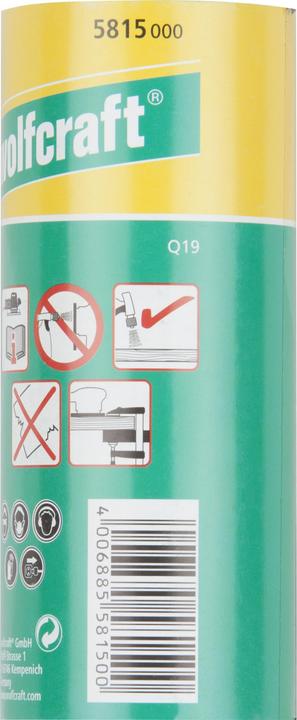 Produktbild wolfcraft Schleifpapierrolle für Metall/Lack, 3 m x 115 mm, Körnung 600 (600)