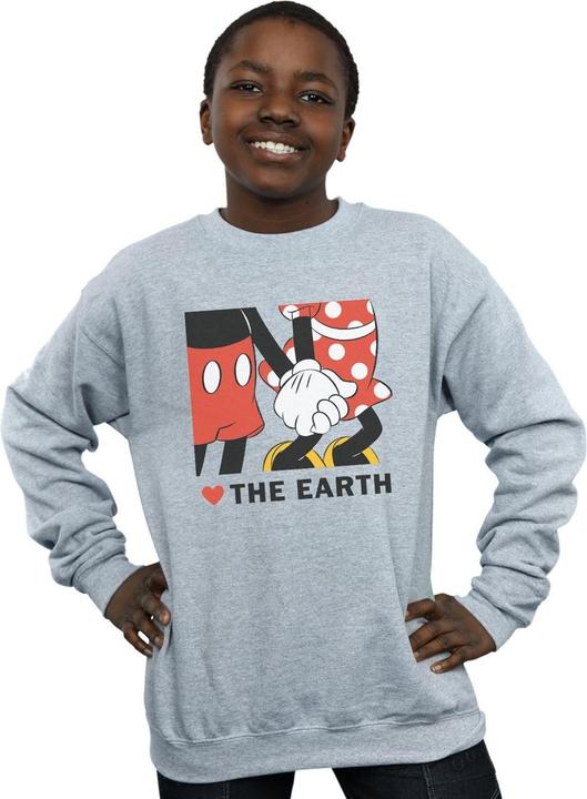 Immagine prodotto Disney Mickey Mouse Heart The Earth Felpa Ragazzi (140, 146)
