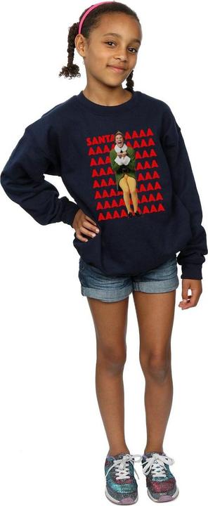 Immagine prodotto Elf Buddy Santa Scream Felpa Ragazze (140, 146)