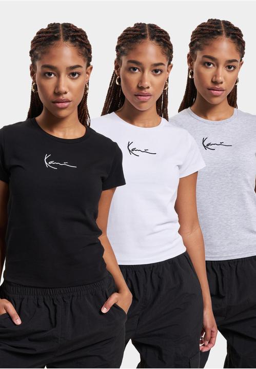 Image du produit Karl Kani KW234-057-4 Small Signature 3-Pack Essential Tight Tee - 126907 (XXS)