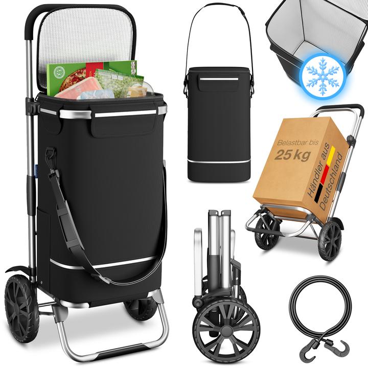 MaxVitalis Einkaufstrolley mit Kühlfunktion