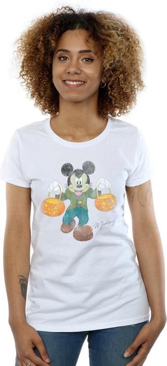 Actual product image Disney Womens/Ladies Frankenstein Mickey Mouse Cotton T-Shirt (XL)