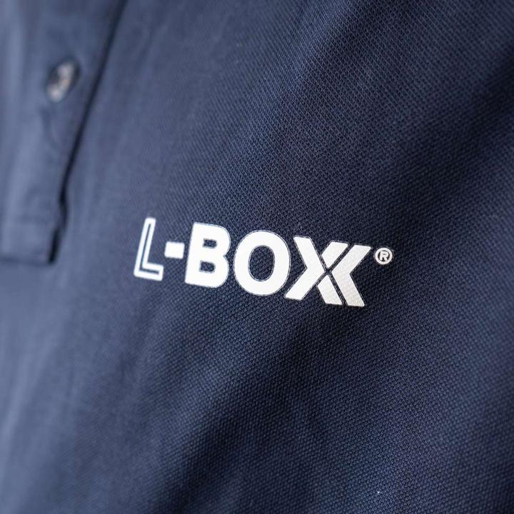 Produktbild L-Boxx Herren Polo Shirt navy / white Grösse M (M)