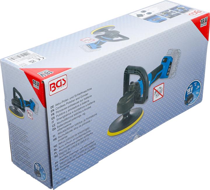 Actual product image BGS Cordless Polisher and Grinder | brushless | 18 V | without rechargeable Battery
