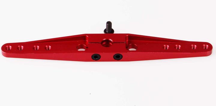Actual product image Kuza Servo arm 2-arm Futaba 25T 100/88/72/ 60mm 4" M3 Heavy Duty V2 Aluminium