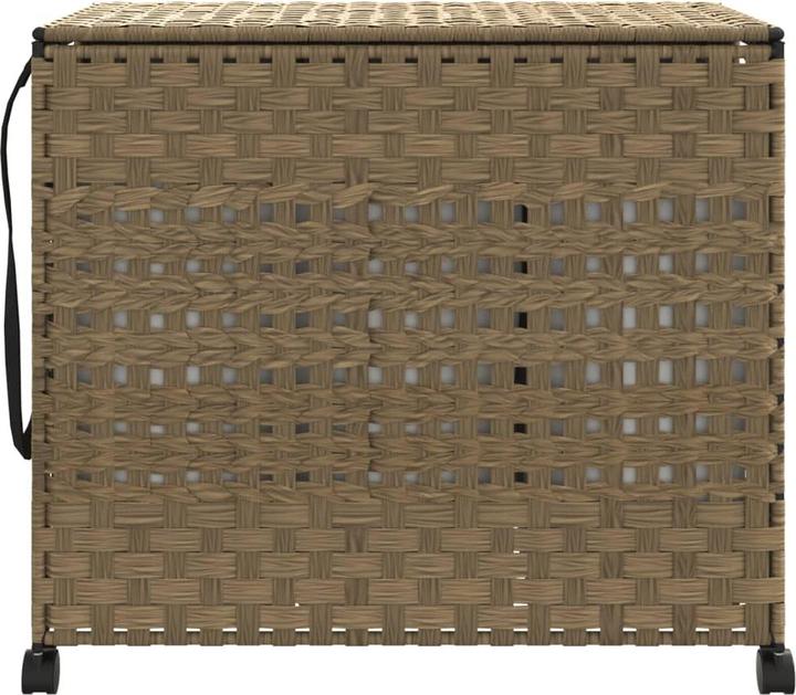 Produktbild VidaXL Wäschekorb mit Rollen 66x35x60 cm Rattan,Material: Rattan